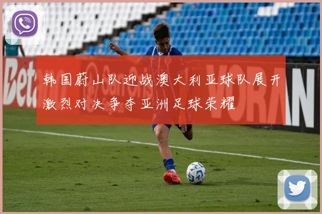 韩国蔚山队迎战澳大利亚球队展开激烈对决争夺亚洲足球荣耀