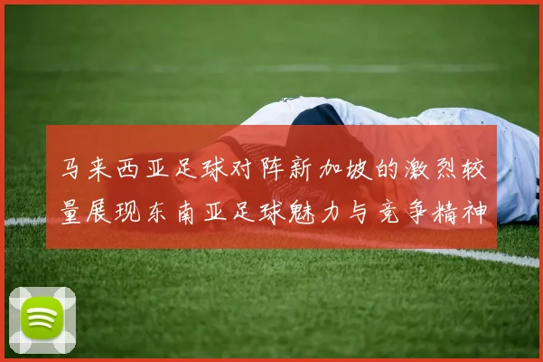 马来西亚足球对阵新加坡的激烈较量展现东南亚足球魅力与竞争精神